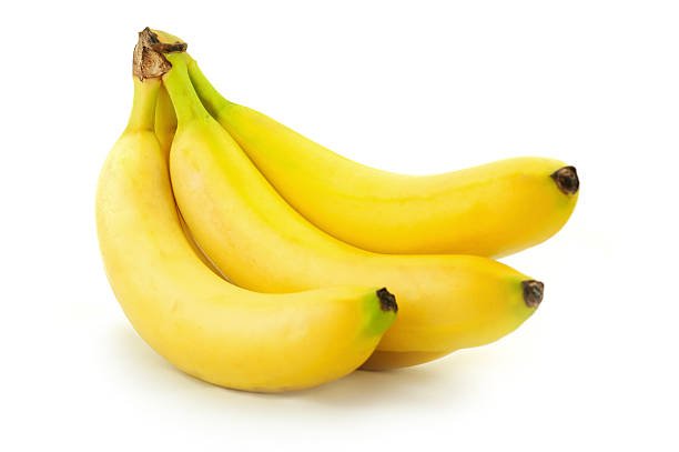 banana bunch isolated on white